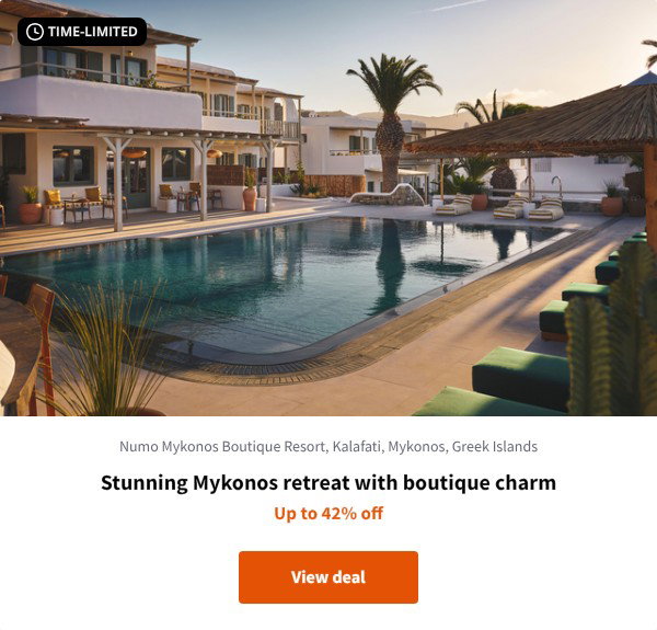 Stunning Mykonos retreat with boutique charm