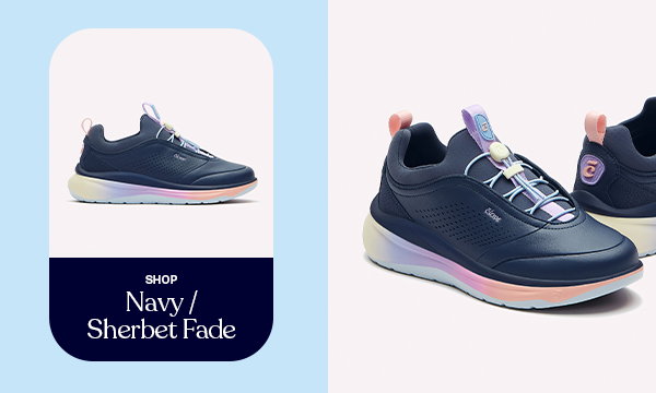 Navy / Sherbet Fade