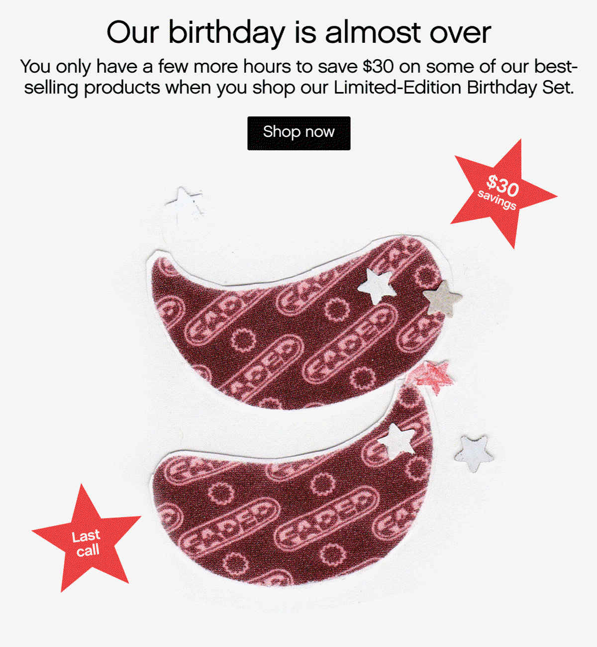 Our birthday is almost over
