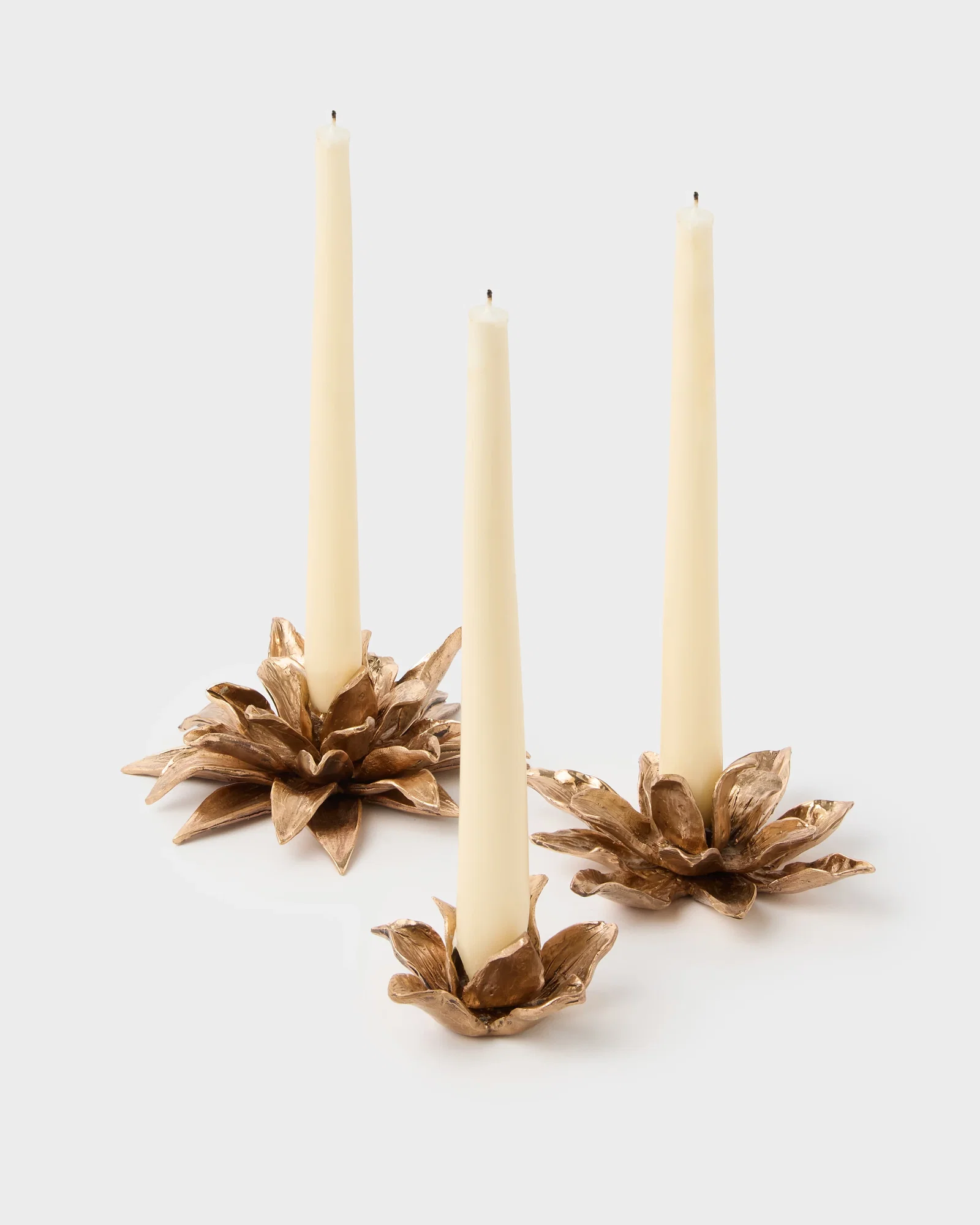 Image of Bronze Candle Holders