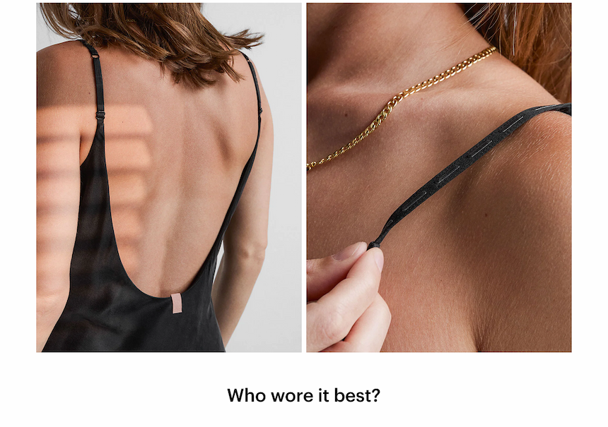 bias slip dress - immersed black 