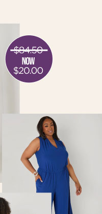 Wide Leg Tie Back Jumpsuit