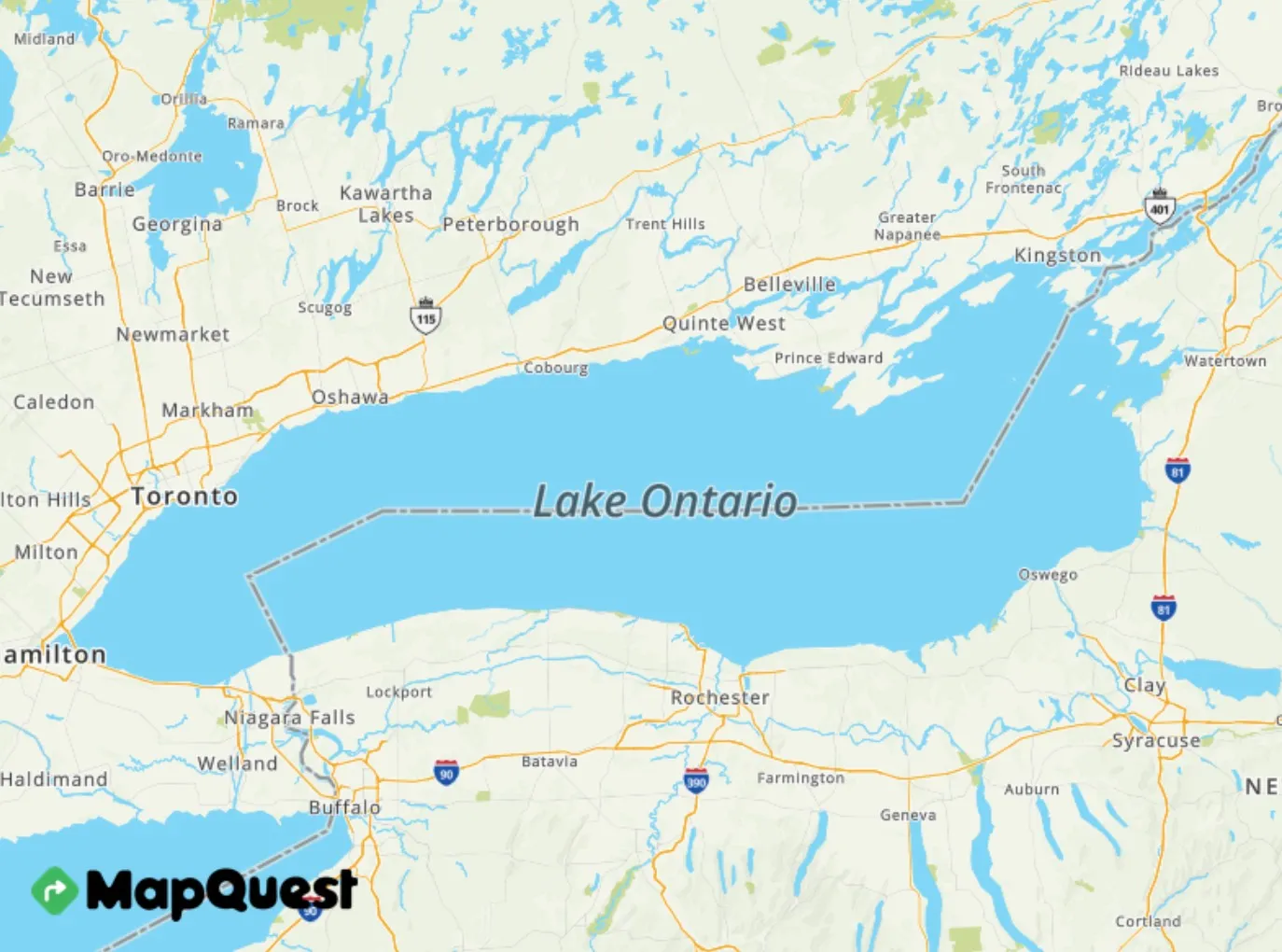 MapQuest's app surges to No. 1 in Navigation after refusing to rename Lake Ontario