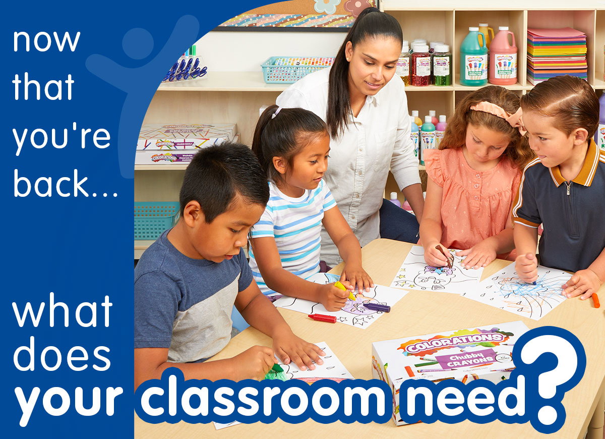 Now that you're back, what does your classroom need?
