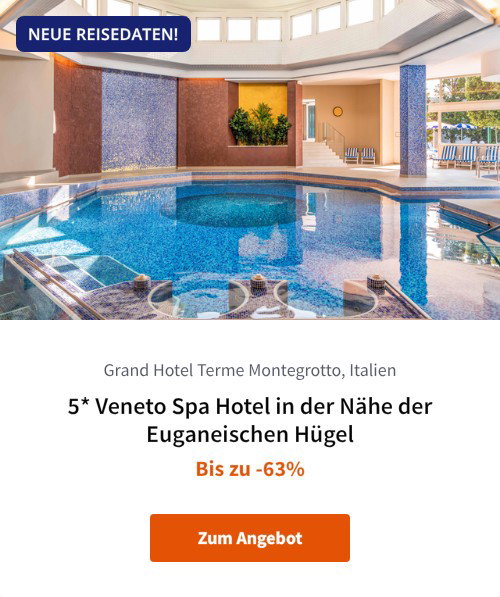 5* Veneto Spa Hotel in der Nähe der Euganeischen Hügel