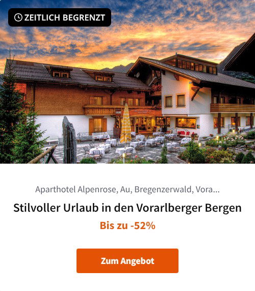 Stilvoller Urlaub in den Vorarlberger Bergen