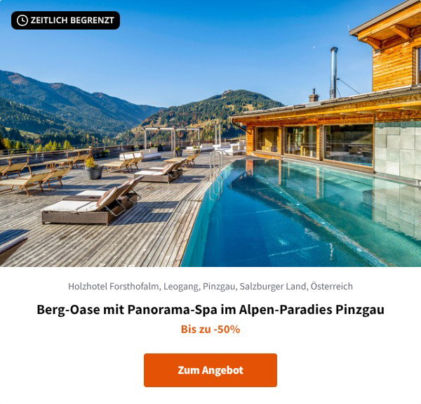 Berg-Oase mit Panorama-Spa im Alpen-Paradies Pinzgau