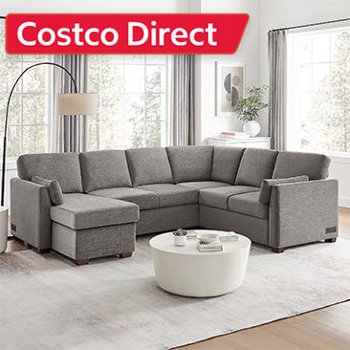 Coddle Luke Sleeper Sectional with Reversible Chaise and Storage