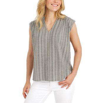 Lands' End Women's Cotton Blend Sleeveless Top