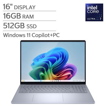 Dell Plus 16-inch Touchscreen Laptop with Intel Core Ultra 7 256V Processor