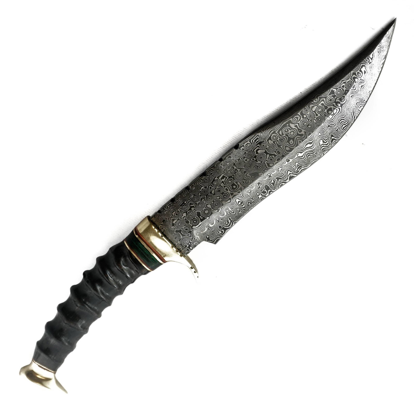 Image of Jungle Hunting Knife- High Carbon Damascus Steel- 13"