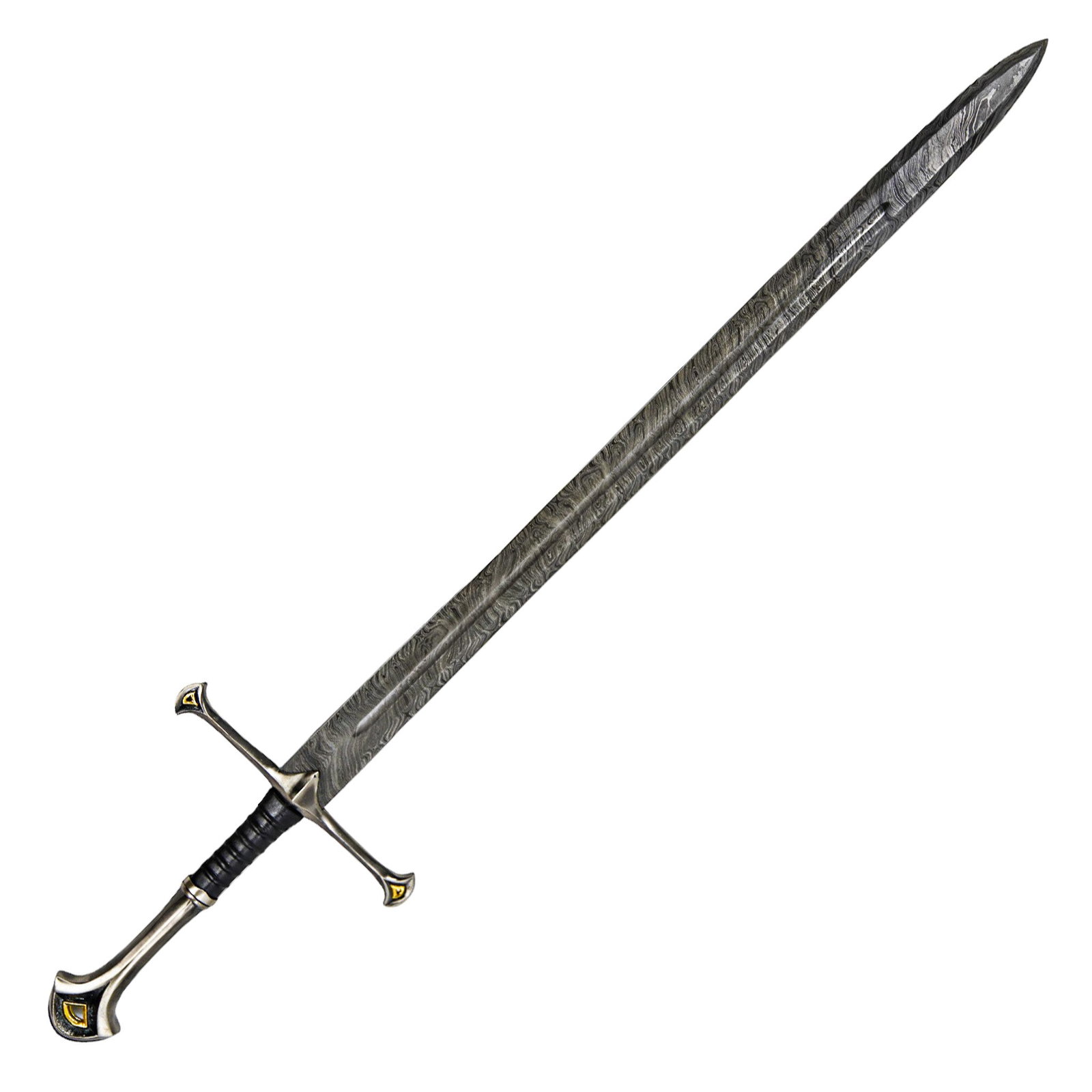 Image of Zweihänder Sword- High Carbon Damascus Steel - 48"