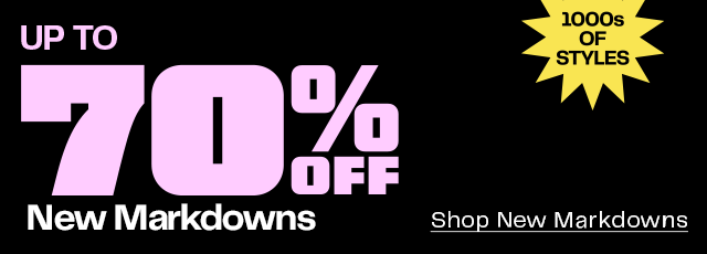 Shop New Markdowns