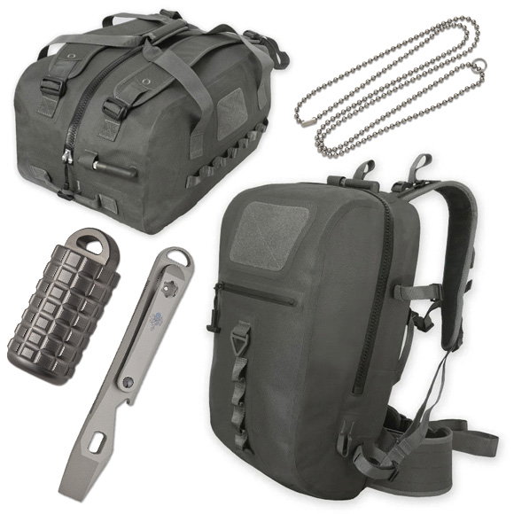Prometheus Design Werx Backpack, Duffel Bag, Pry Bar, and More