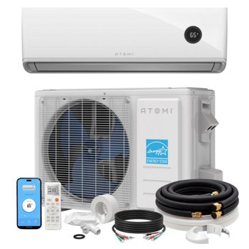 Atomi Smart 12K BTU Tempestas Inverter Ductless Mini-Split Air Conditioner and Heat Pump