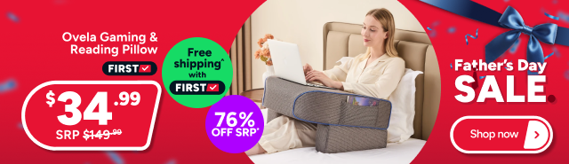 Ovela Gaming & Reading Pillow