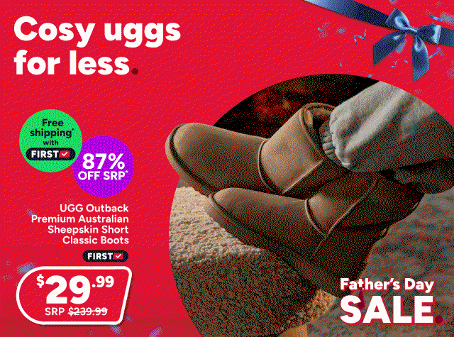 UGG Outback Premium Australian Sheepskin Short Classic Boot
