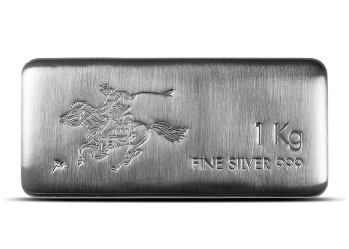 1 Kilo SilverTowne Pony Silver Bar (New)