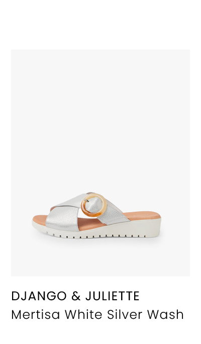 DJANGO & JULIETTE MERTISA WHITE SILVER WASH