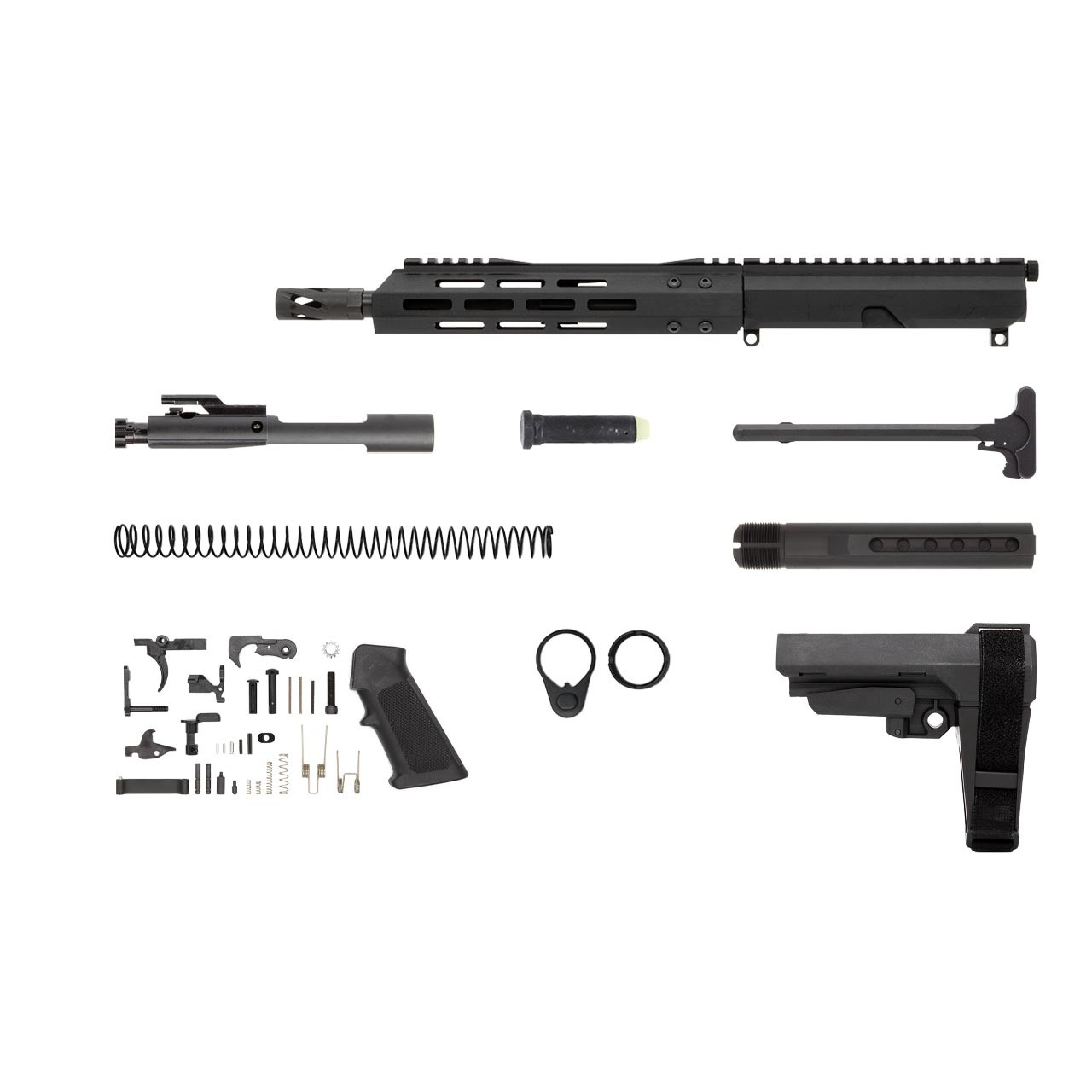Image of 7.62x39 AR-15 Side Charging Pistol Kit - 10.5