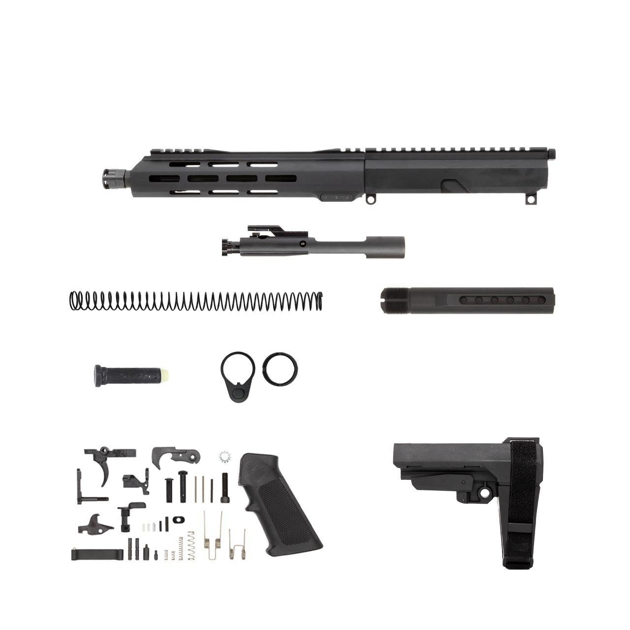 Image of 5.56 AR-15 Right-Side Charging Pistol Kit - 10.5