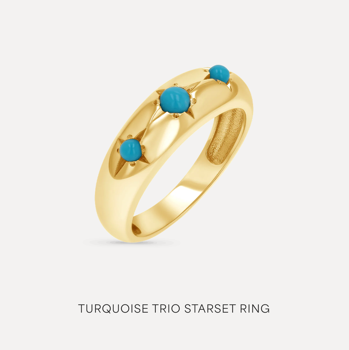 Turquoise Trio Starset Ring