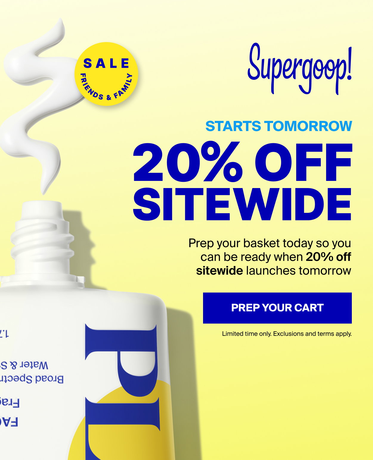 20% Off Sitewide Starts Tomorrow
