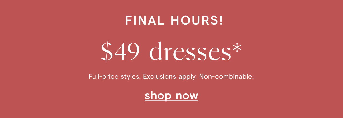$49 dresses