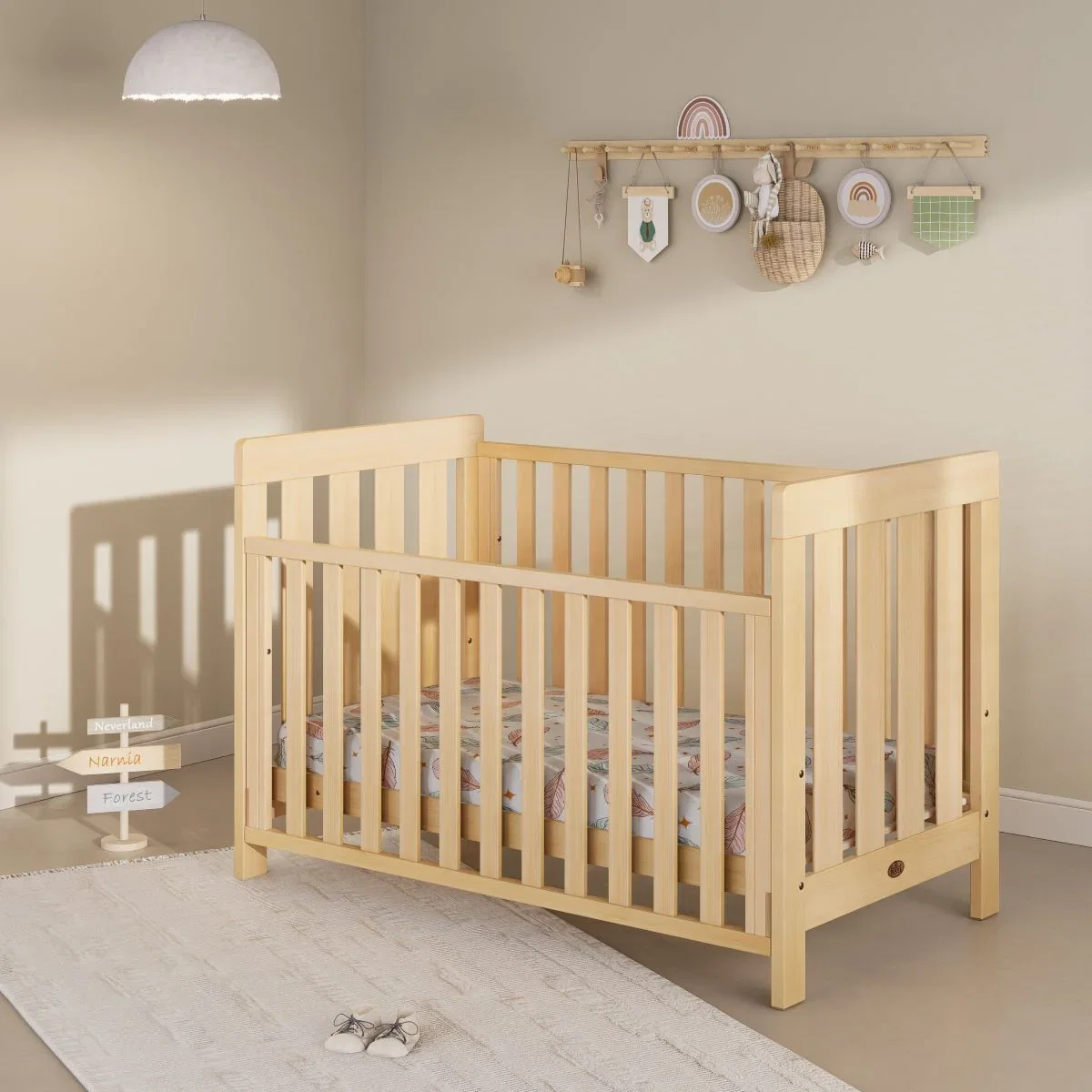 Image of Daintree Baby Cot - Dropside