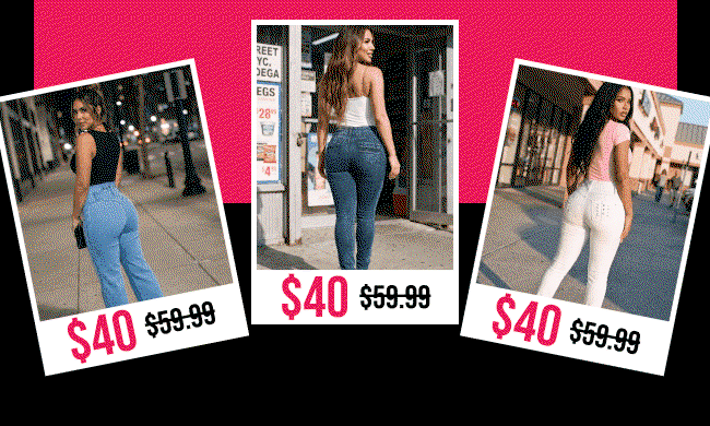 That's $40 A Pair for Denim That Runs $60 Solo.  