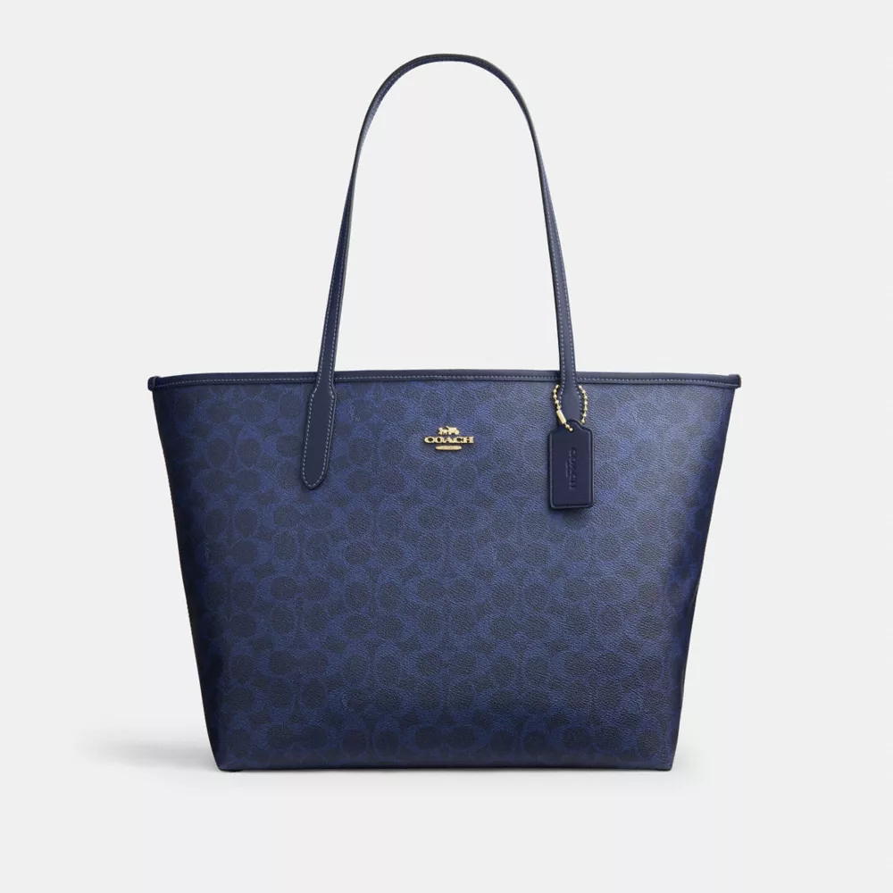 City Tote Bag In Signature Canvas