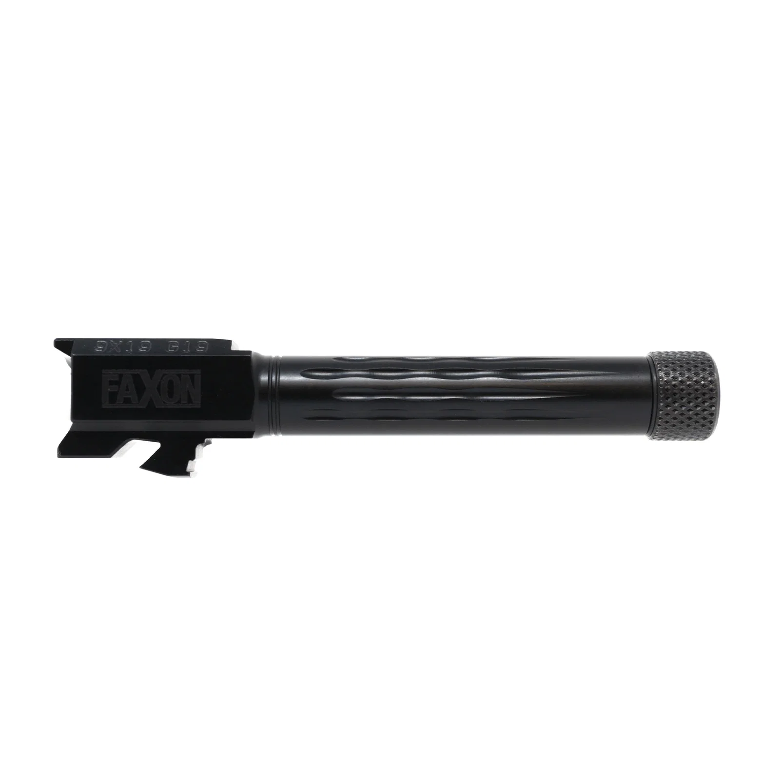 FAXON MATCH SERIES FLAME FLUTED® THREADED BARREL FOR G19 GEN 2-5 9MM