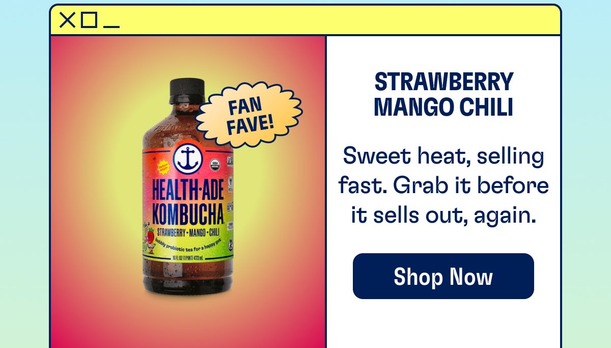 Fan Fave! Strawberry Mango Chili Sweet heat, selling fast. Grab it before it sells out, again. Shop Now