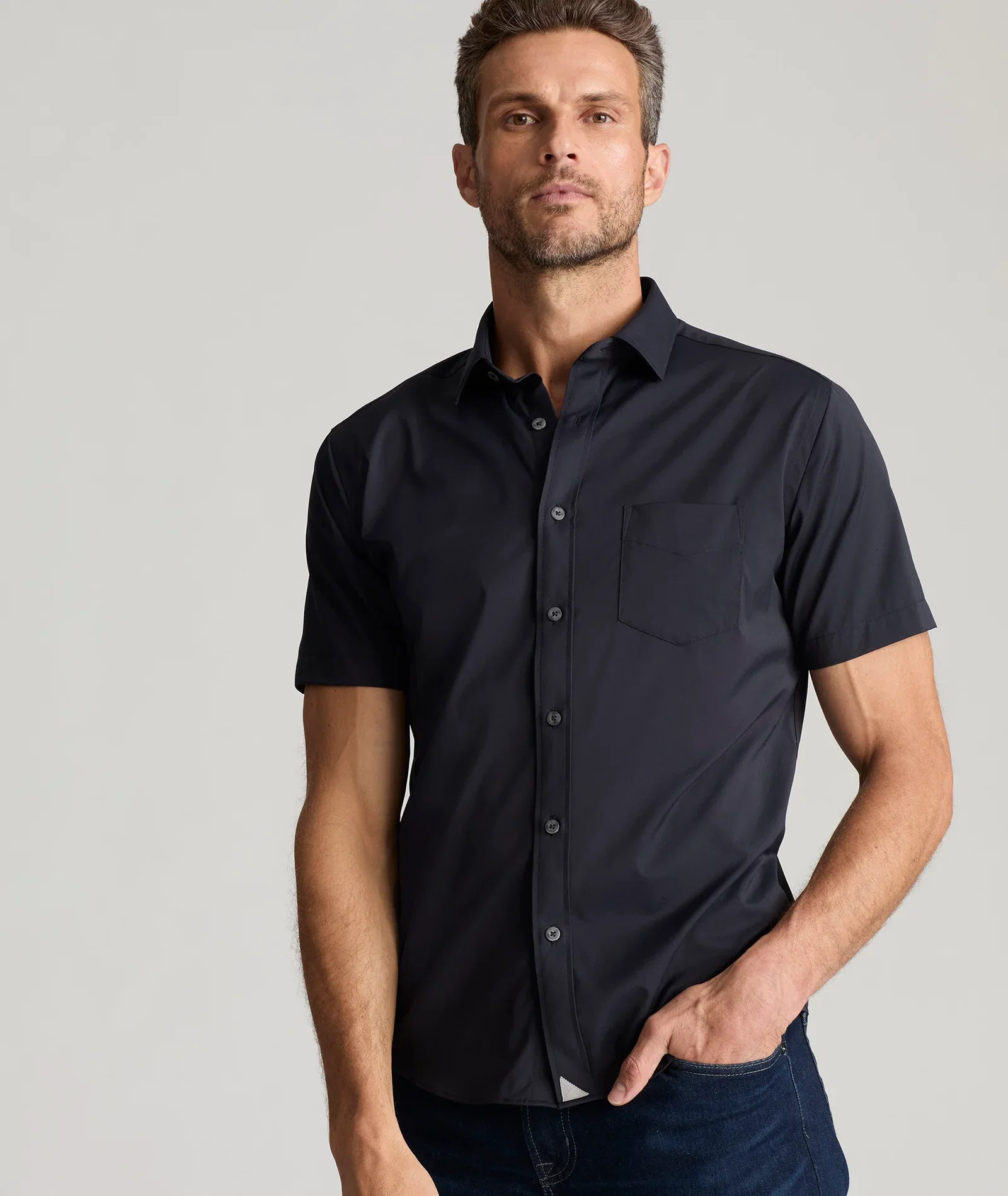 Image of Performance Short-Sleeve Gironde Shirt
