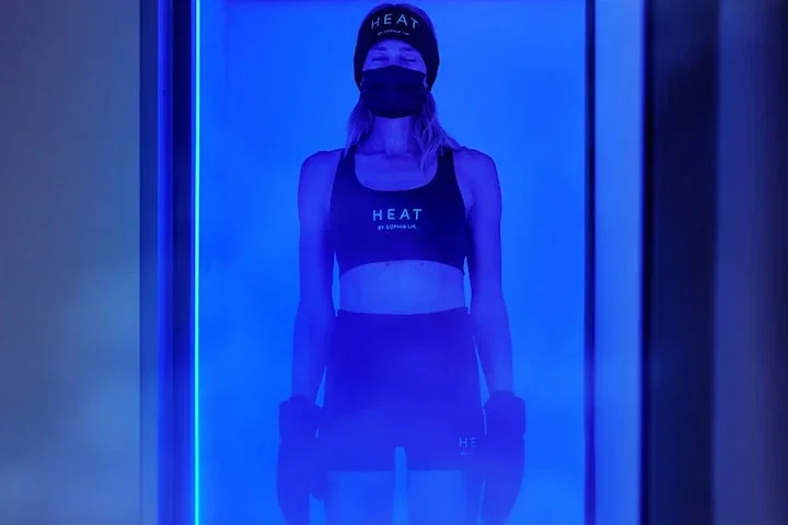 Full-Body Cryotherapy för återhämtning hos HEAT by Sophia Lie i NK Parkaden