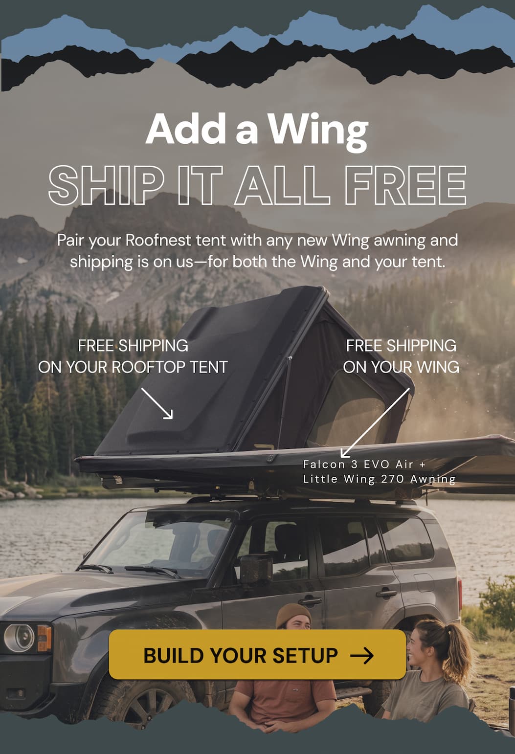 Add a Wing and you get free shipping on your whole order