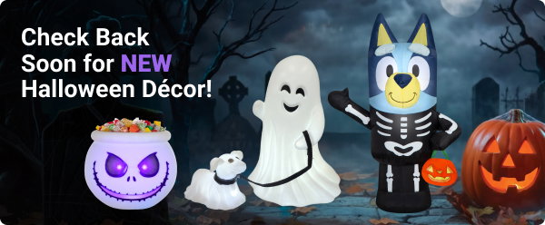 Check Back Soon for NEW Halloween Decor!