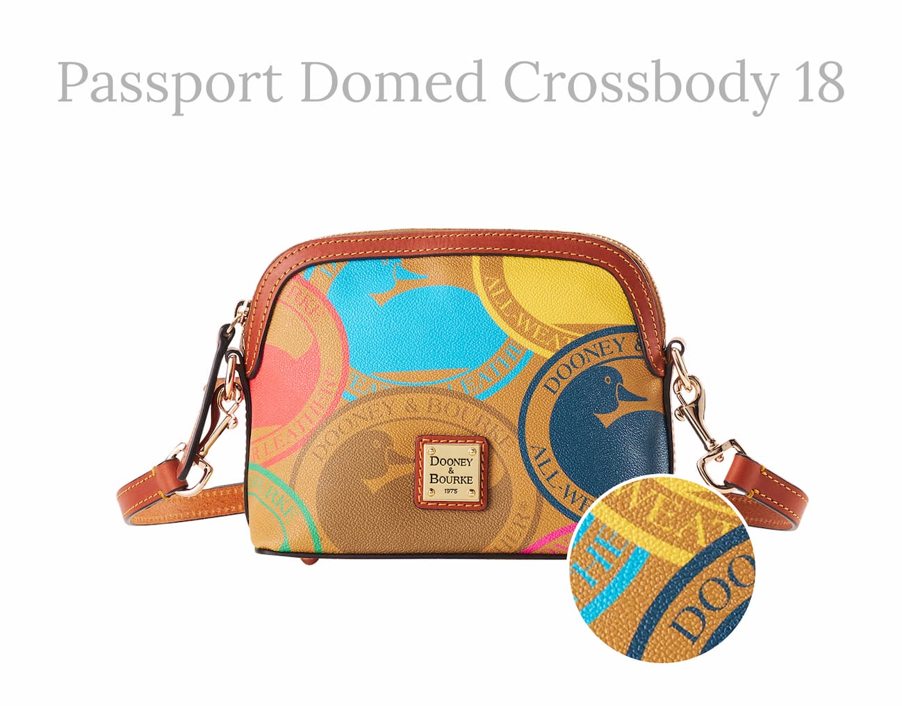 Passport Domed Crossbody 18