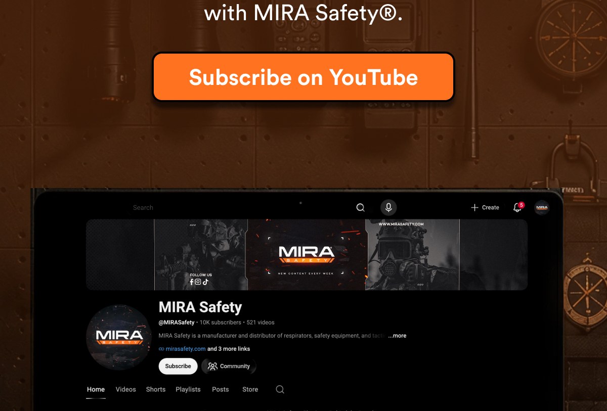 Subscribe on YouTube mira Safety 10k subscribers • 521 videos mira Safety is a manufacturer and distributor of respirators, safety equipment, and…