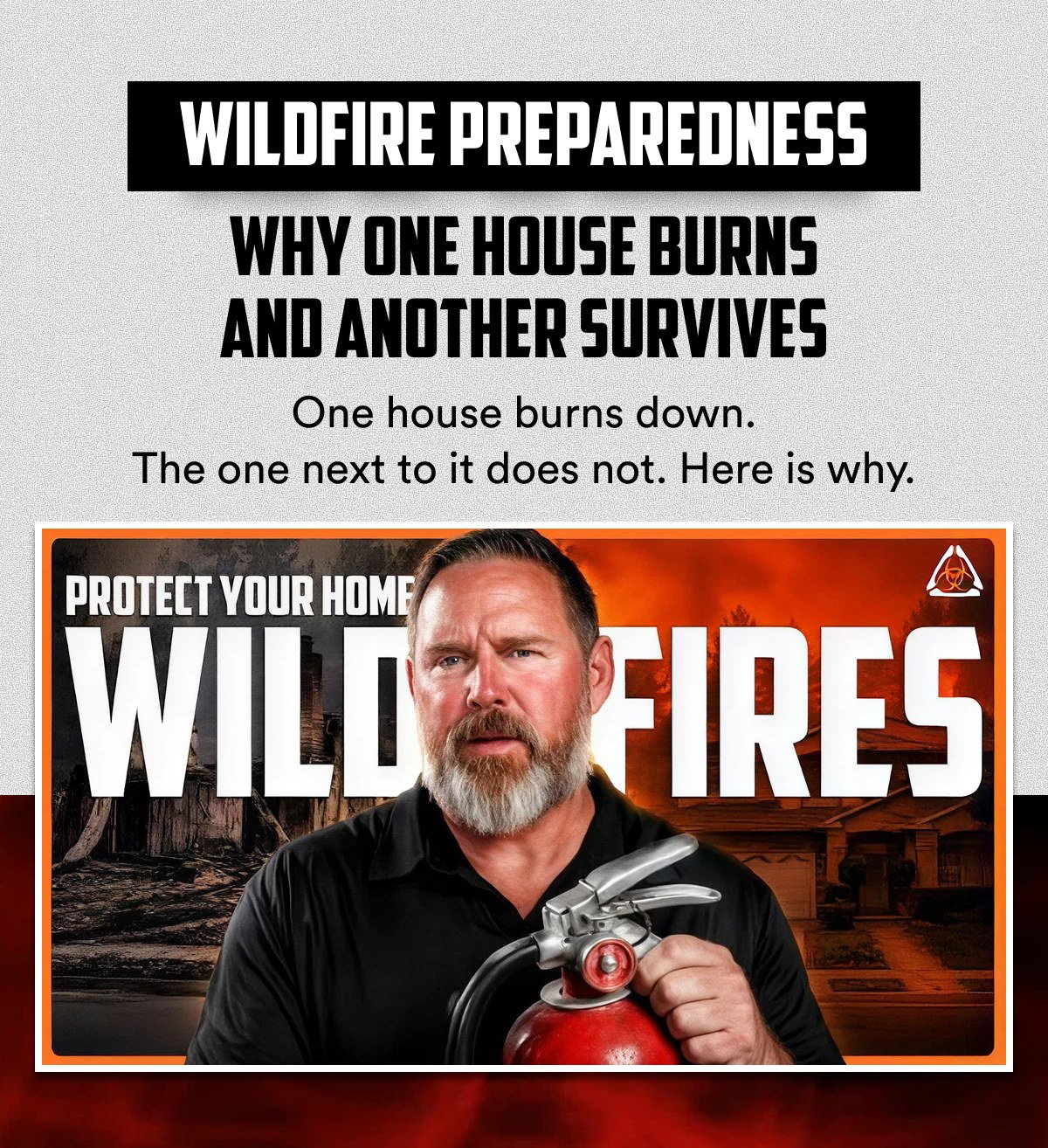 Wildfire preparedness why one house burns and another survives One house burns down. The one next to it does not. Here is why.