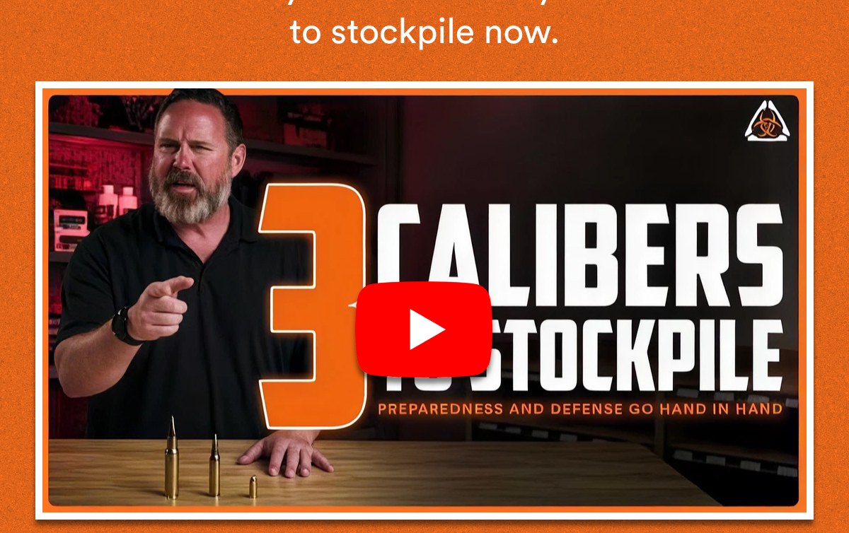 3 calibers to stockpile prepared and defense go hand in hand