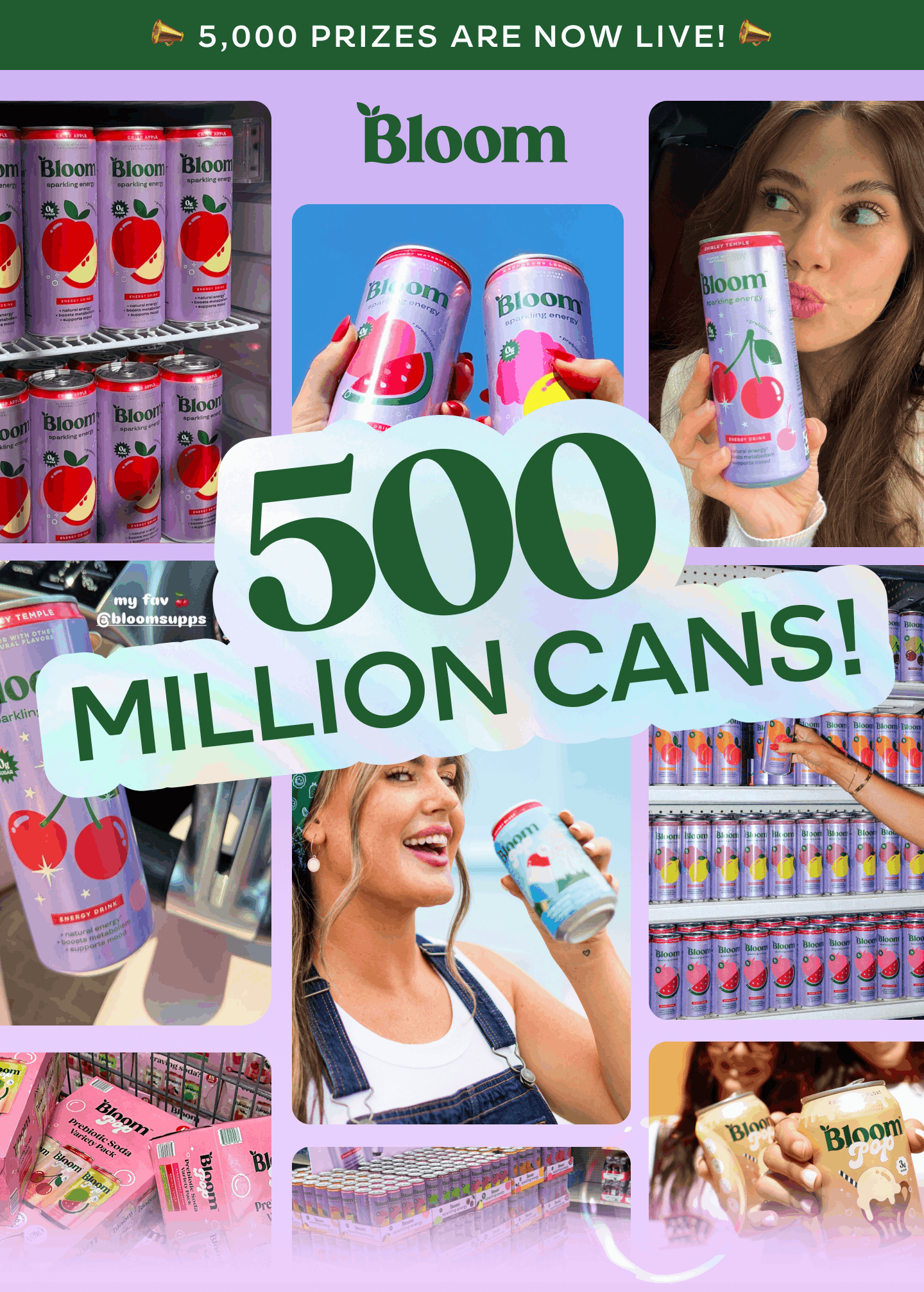 500 M Can Giveaway! Sign up to win! 