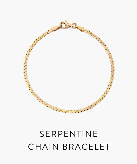 Serpentine Chain Bracelet.