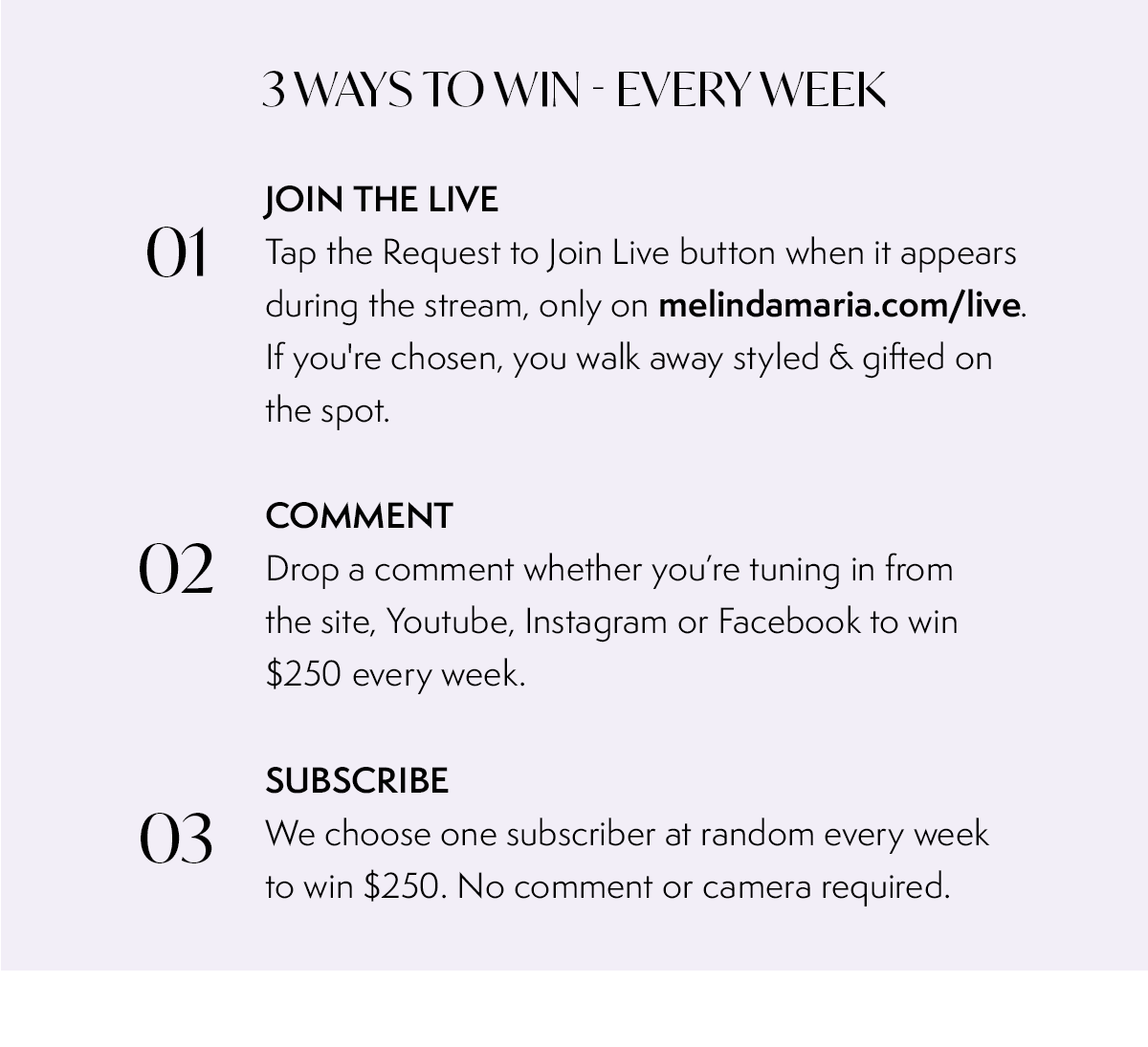 3 ways to win every week