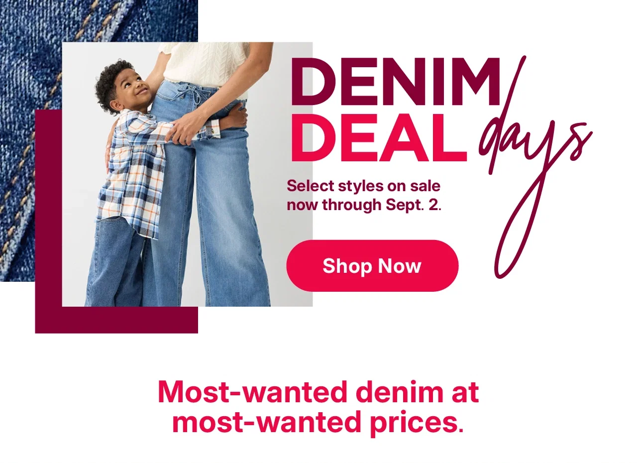 shop denim deal days