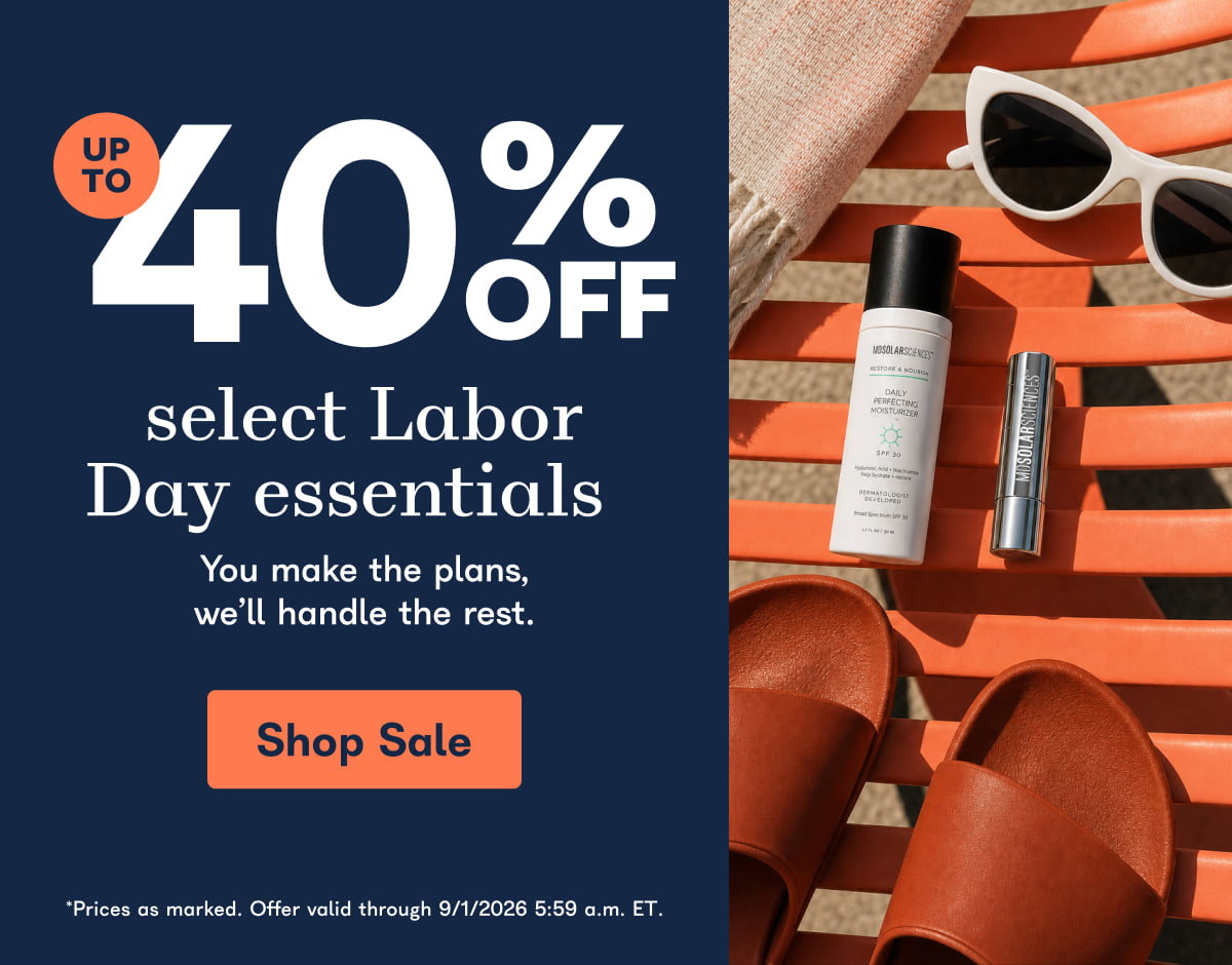 Up to 40% off select Labor Day essentials