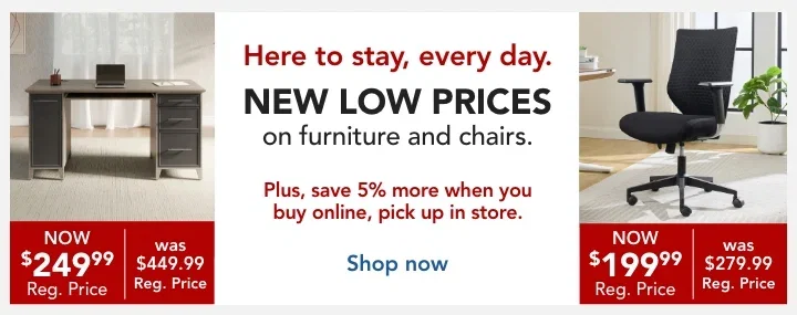 new low prices on furniture & seating