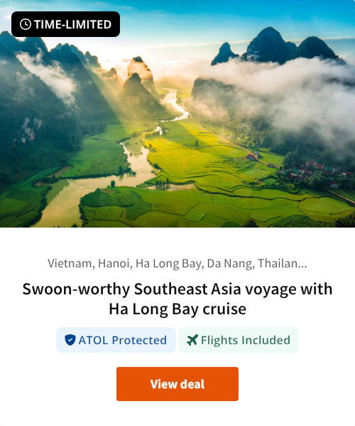 Swoon-worthy Southeast Asia voyage with Ha Long Bay cruise