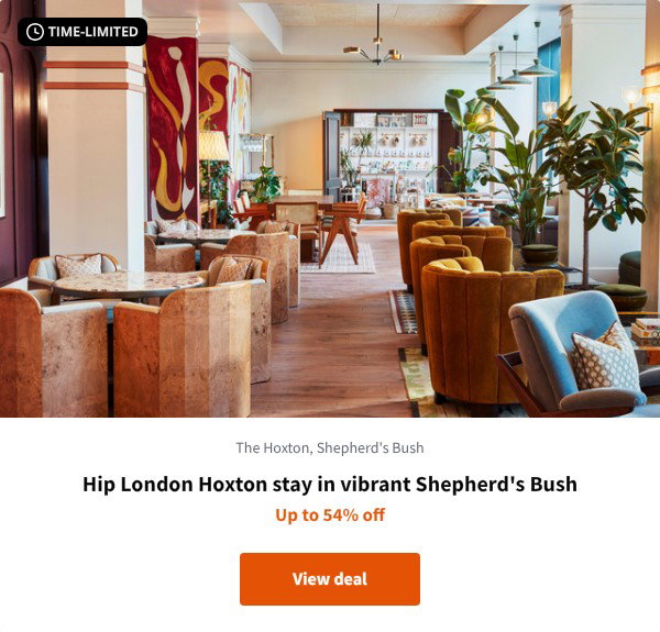 Hip London Hoxton stay in vibrant Shepherd's Bush