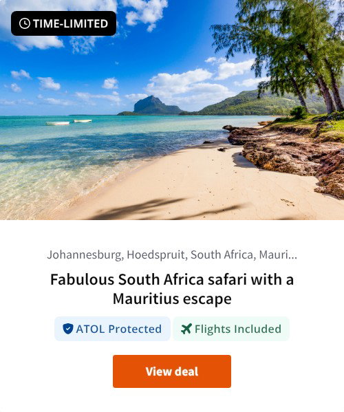 Fabulous South Africa safari with a Mauritius escape